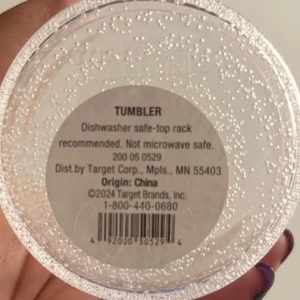 Target Clear Bubble Tumbler 4pcs Set NEW